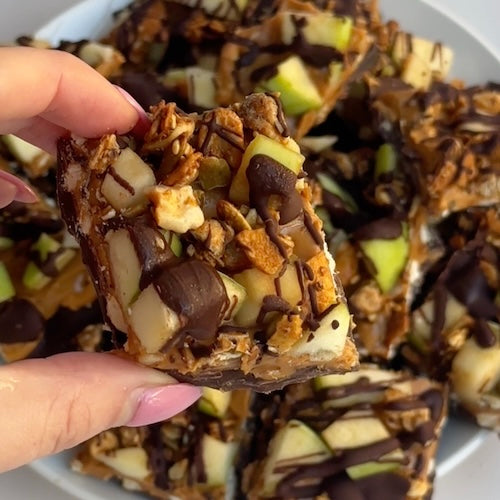 Apple Chocolate Coconola Bark