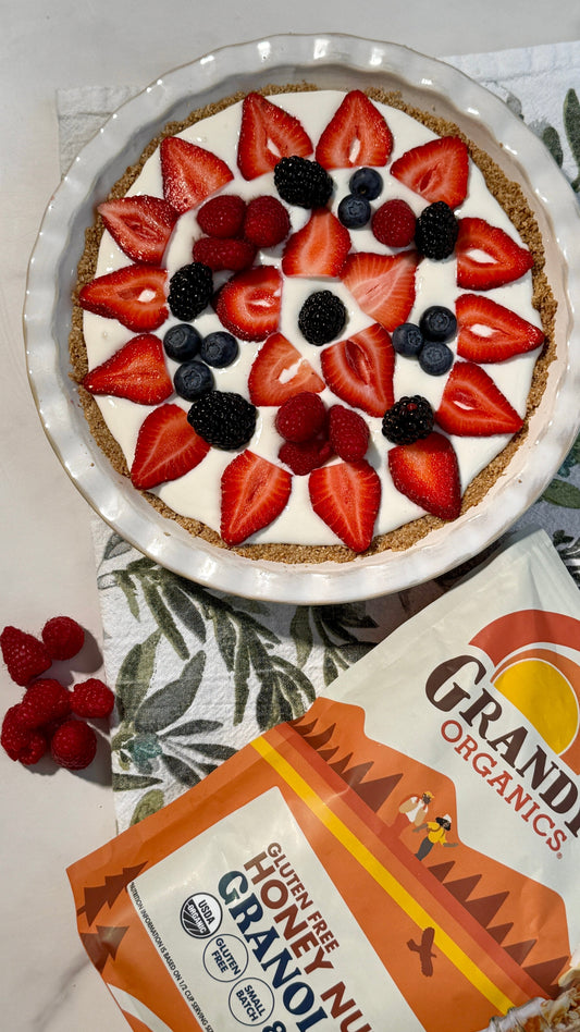 No-Bake Granola Crust Breakfast Pie